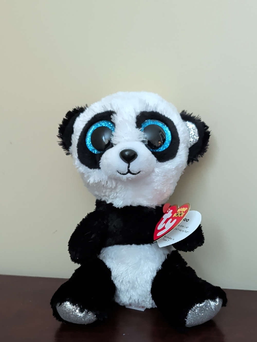 Ty Beanie Boos "Bamboo" the Panda 2022 Version